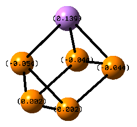 Charge distribution of P5As