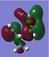 Figure 7: Secondary interaction between carbon and oxygen