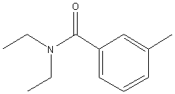 Structure of DEET
