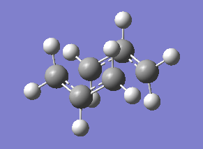 fig. 4: Chair TS after initial optimisation.