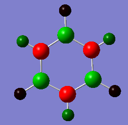 NBO colour of Borazine