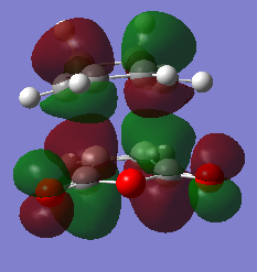 fig. 32: LUMO of endo TS.