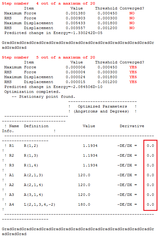 Output data for optimisation step. Click to expand.