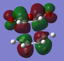 fig. 34: LUMO of exo TS.