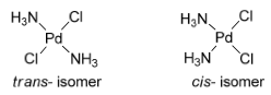 Geometrical isomers.