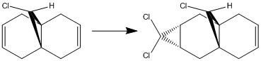 Reaction Scheme of Dichlorocarbene addition