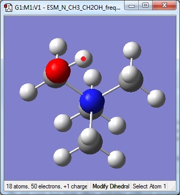 Note hydrogen being rotated outside the hydrogens on adjacent carbon