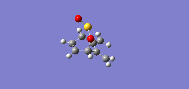 Figure 14: IRC for the alternative endo Diels Alder pathway