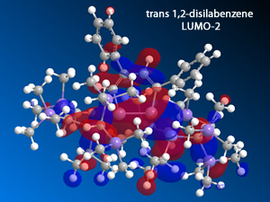 trans 1,2- disilabenzene LUMO-2