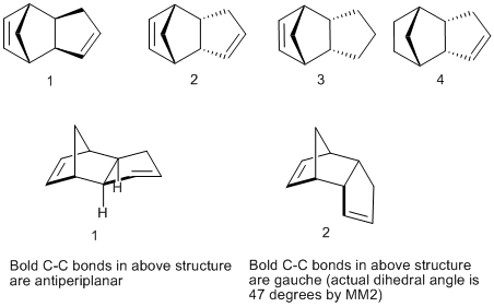 Structures of the Cyclopentadiene Dimers and Hydrogenation Products