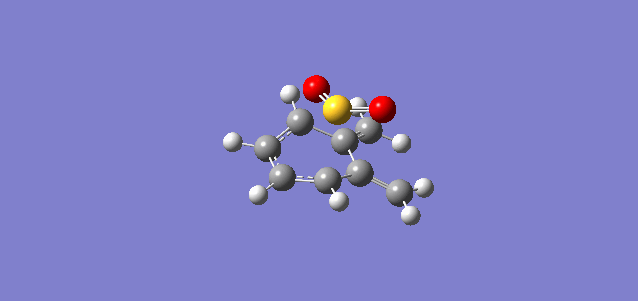 Figure 13:IRC for the alternative exo Diels Alder pathway