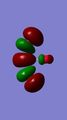 Molecular Orbital number 2 is a majority antibonding orbital made from the combination of the p orbitals on the fluorines and the 3p orbital on the chlorine.
