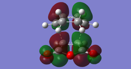 Figure 40: Exo LUMO (Energy = -0.04046 Hartrees) — Antisymmetric