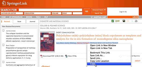 Copy the AUTHORS