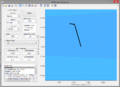 Zoomed-in contour plot containing transition state