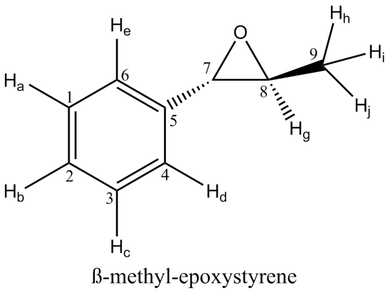File:Betamethylepoxystyrene labelled.png