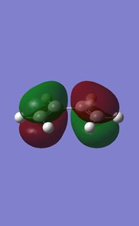 HOMO of Butadiene