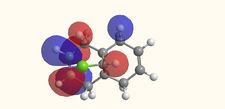 A HOMO of compound 12.