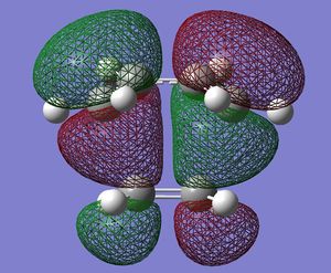 The rearrangement of 1,5 hexadiene in the Cope rearrangement.