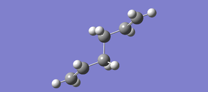 Fig 25: Antiperiplanar conformer of 1,5-Hexadiene