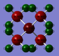 Charge distribution for [N(CH3)4]+