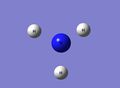 Step 1: In the first optimisation step, the N-H bond lengths are 1.3 Angstrom which is too far apart for a covalent bond to form.