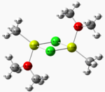 Numerical representation of charges in dimer A