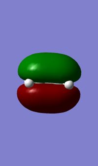 HOMO of the ethylene
