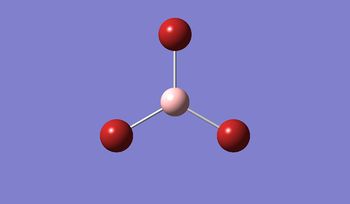 BBr3 Molecule