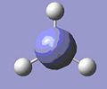 BH3 Molececular Orbital 1a'1