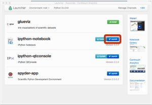 Screengrab of the Launcher application