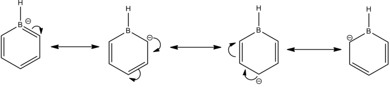resonance forms of boratabenzene
