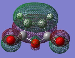 The rearrangement of 1,5 hexadiene in the Cope rearrangement.