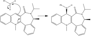 Mechanism to create molecule 7