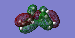 Fig 4: Gauche Conformer HOMO
