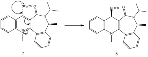 Reaction Mechanism of 7 to 8