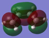 LUMO for cis-butadiene.