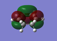 LUMO of Cyclohexa-1,3-diene