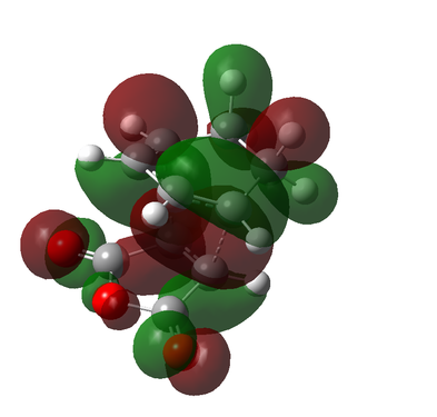 Figure 9c - HOMO of the Exo transition state