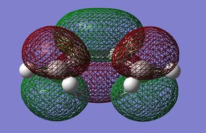 The rearrangement of 1,5 hexadiene in the Cope rearrangement.