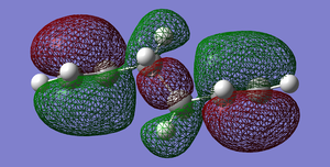 Fig 7: Antiperiplanar Conformer HOMO