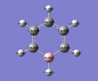 Borataenzene charge distribution