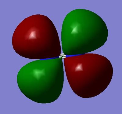 2 π*g bonding orbital