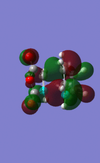 HOMO of transition state