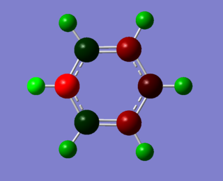 Pyridinium charge distribution