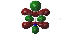 Orbital 19 of Pyridinium