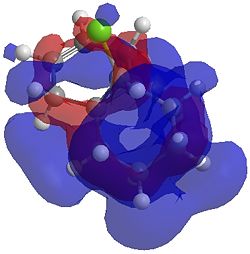 "LUMO+2 orbital by DF method for dihydrogenated product"