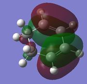 HOMO for cyclohexadiene.