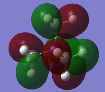 Figure 10b. N[CH3]4 Molecular orbital 17.