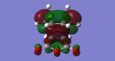 Figure 49: Endo transition state LUMO +1 (Energy = -0.02016 Hartrees) — Symmetric